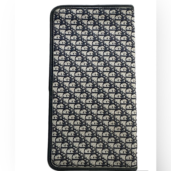 RARE Authentic Vintage Christian Dior  Canvas Checkbook Cover - Picture 2 of 9